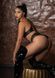 Топ с открытым доступом по груди Daring Intimates Wetlook Bra With Zipper на молниях, черный, S DI75353 фото 5