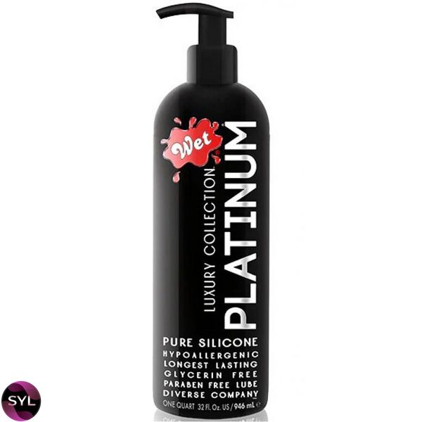 Лубрикант на силіконовій основі Wet Platinum Premium Lubricant, 946 мл WT20715 SafeYourLove