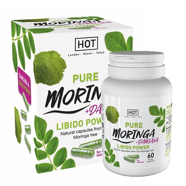 Kapsułki na zwiększenie libido u kobiet HOT Bio Moringa Libido Caps (cena za opakowanie 60 szt.)