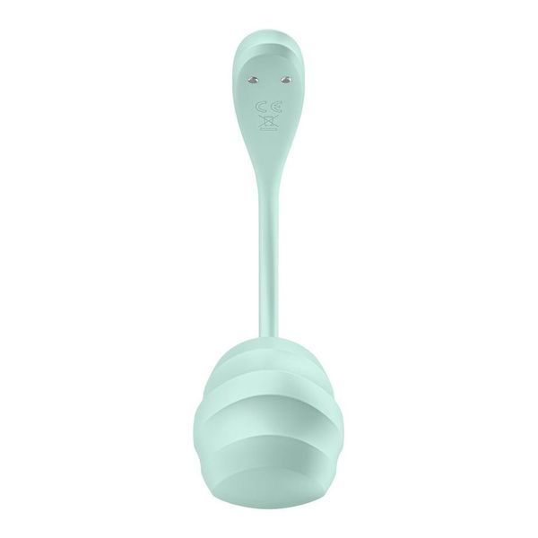 Смарт-виброяйцо Satisfyer Smooth Petal Connect App, цвет Mint SX0666 фото