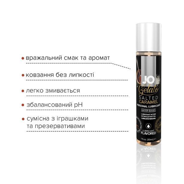 Лубрикант на водной основе System JO GELATO, 30мл SO1465 фото