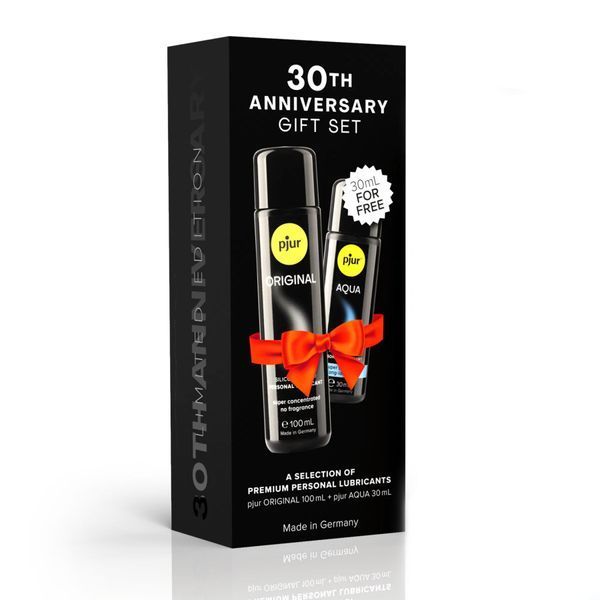 Zestaw prezentowy na 30. rocznicę PJUR: Original 100 ml i Aqua 30 ml