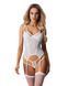 Corset Obsessive Arrowel corset, color White, size S/M