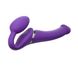 Безремінний страпон з вібрацією Strap-On-Me Vibrating Violet M, діаметр 3,3 см, пульт ДК, регульован SO3825 фото 1 Safeyourlove