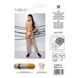 Body tights with open access, contrast shorts TIOPEN 011 (20 den) &mdash; Passion, size 1/2