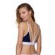 Спортивный топ с двойными бретелями Passion PS007 TOP navy blue SO4269 фото 2