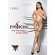 Body tights with open access, contrast shorts TIOPEN 011 (20 den) &mdash; Passion, size 1/2