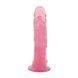 Podw&oacute;jny dildo Chisa Hi-Rubber 7.9 z przyssawką, r&oacute;żowy