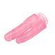 Podw&oacute;jny dildo Chisa Hi-Rubber 7.9 z przyssawką, r&oacute;żowy