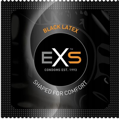 Презервативи чорного кольору EXS BLACK LATEX UCIU001180 SafeYourLove