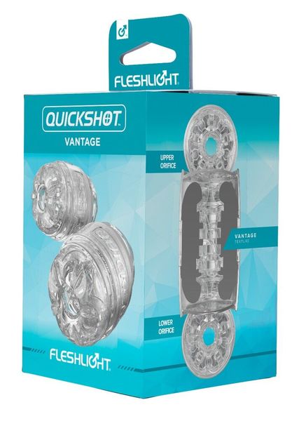 Мастурбатор Fleshlight Quickshot Vantage, компактний, чудово для пар і мінету F19914 SafeYourLove