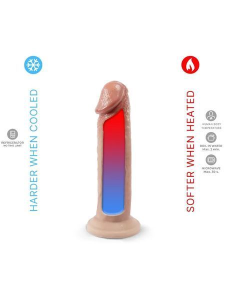 Фаллоимитатор термореактивный реалистичный Silexd Premium Real Skin Model 2 (6") на присоске SL266473 фото