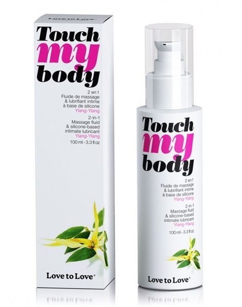 Massage gel and lubricant 2-in-1 Love To Love TOUCH MY BODY Ylang-Ylang (100 ml) moisturizing
