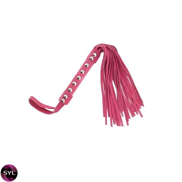 Флоггер DS Fetish Leather flogger pink suede leather 291300121 SafeYourLove