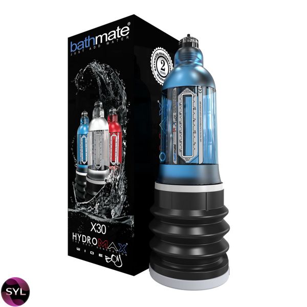 Гідропомпа Bathmate Hydromax 7 WideBoy Blue (X30) для члена довжиною від 12,5 до 18 см, діаметр до 5 SO1959 SafeYourLove