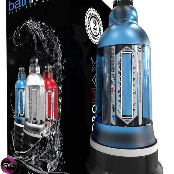 Гідропомпа Bathmate Hydromax 7 WideBoy Blue (X30) для члена довжиною від 12,5 до 18 см, діаметр до 5 SO1959 SafeYourLove