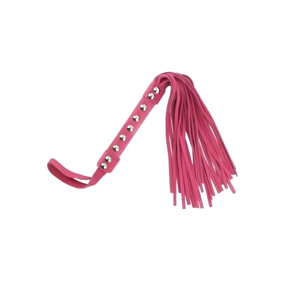 Флоггер DS Fetish Leather flogger pink suede leather 291300121 фото