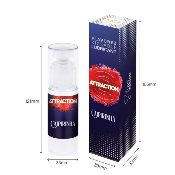 Lubrykant na bazie wody do seksu oralnego MAI Attraction Caipirinha (50 ml)