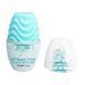 Dwustronny masturbator w kształcie jajka Pretty Love, tłoczony, 8,6 x 4,6 cm, kolor Light Blue