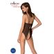 Боді з ажурним декором та відкритим кроком Ursula Body black L/XL — Passion SO5829 фото 2 Safeyourlove