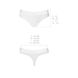 Трусики-бразилиана из хлопка Passion PS005 PANTIES white SO4225 фото 6