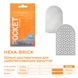 Мастурбатор TENGA Pocket Hexa-Brick SO5597 фото 3 Safeyourlove