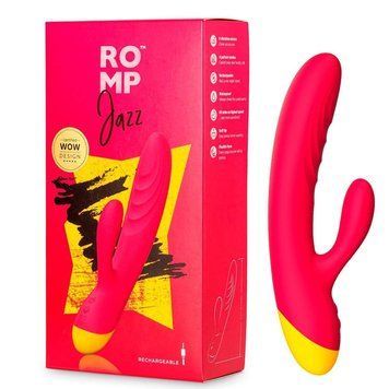 Rabbit vibrator Romp Jazz with G-spot stimulation, red