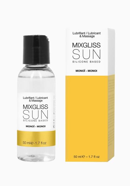 Lubrykant na bazie silikonu MixGliss SUN MONOI (50 ml) o zapachu olejku Manoi