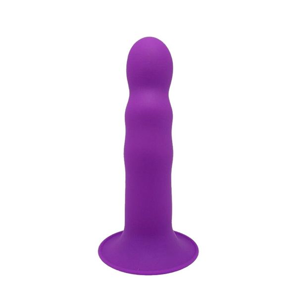 Дилдо з присоскою Adrien Lastic Hitsens 3 Purple, відмінно для страпона, діаметр 4,1 см, довжина 18, AD24023 SafeYourLove