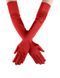 Star Night long gloves above the elbow, 55 cm, Red