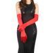Star Night long gloves above the elbow, 55 cm, Red