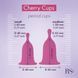 Менструальні чаші Rianne S Femcare Cherry Cup 2шт, в косметичці, рожеві E30980 фото 3 Safeyourlove