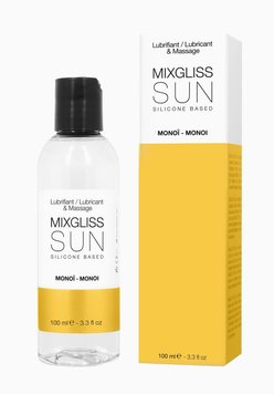 Lubrykant na bazie silikonu MixGliss SUN MONOI (100 ml) o zapachu olejku Monoi