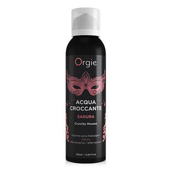 Acqua Crocante effervescent moisture foam for massage, 150 ml. aroma: sakura ORGIE (Brazil-Portugal)