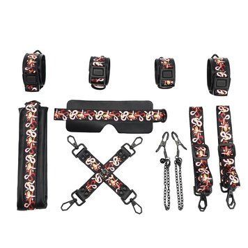 БДСМ набор LOCKINK The Flowering Serpent - Bondage Set, 7 шт. SX0901 фото