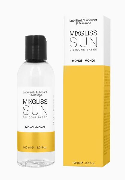 Lubrykant na bazie silikonu MixGliss SUN MONOI (100 ml) o zapachu olejku Monoi