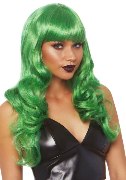 Leg Avenue Misfit Long Wavy Wig Green SO8009 фото