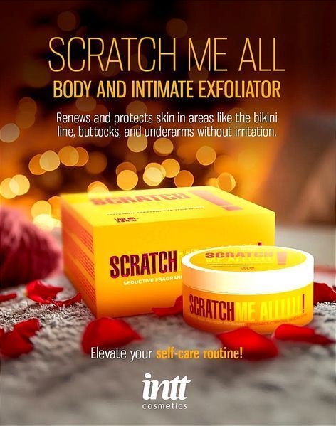 Скраб для тела Intt SCRATCH ME ALLLL! гель с микросферами, 100 мл IN16363 фото