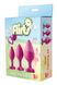 Набір анальних пробок Dream Toys FLIRTS PINK DT21883 фото 2 Safeyourlove