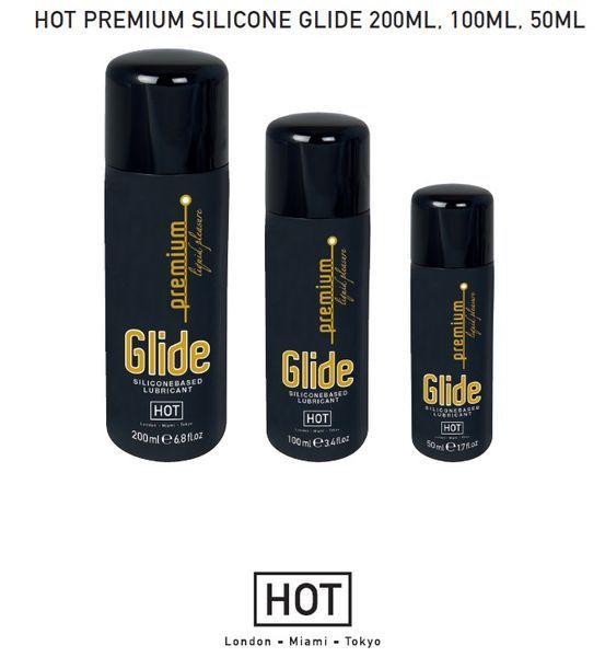 Лубрикант на силіконовій основі HOT Premium Silicone Glide, 50 мл HOT44035 SafeYourLove