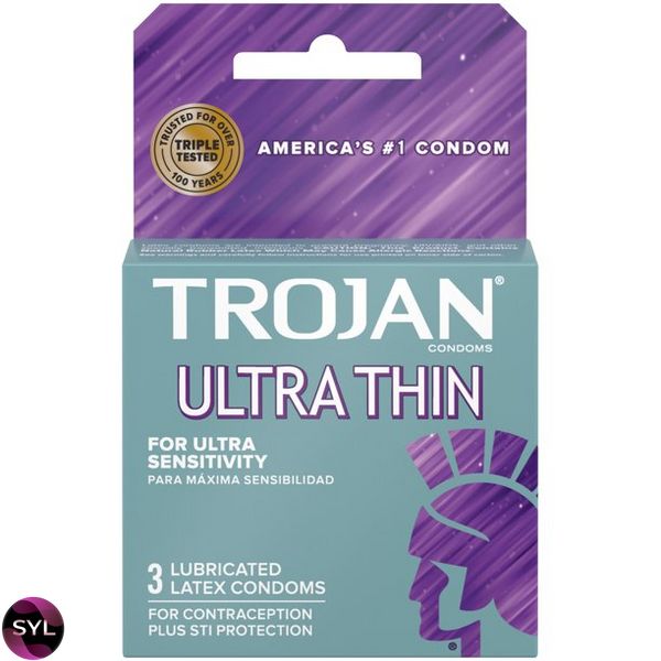 Упаковка презервативов 3шт Trojan Ultra Thin UCIU000513 фото