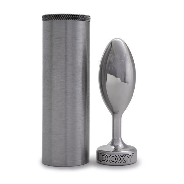 Металева анальна пробка DOXY Butt Plug SMOOTH, гладенька, діаметр 3,3 см SO8030 SafeYourLove
