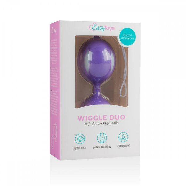 Easytoys Offset Vaginal Balls, Silicone, 46g