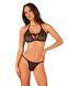 Полупрозрачный комплект Obsessive Celia Noir 2-pcs set SO7867 фото 1