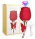 Вакуумный стимулятор клитора с вибрацией в виде розы Rose Flirting BS260136 фото 16