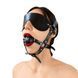 Gag mask Art of Sex - Deymon, Eco leather, Black