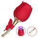 Вакуумный стимулятор клитора с вибрацией в виде розы Rose Flirting BS260136 фото 5