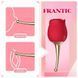 Вакуумный стимулятор клитора с вибрацией в виде розы Rose Flirting BS260136 фото 7