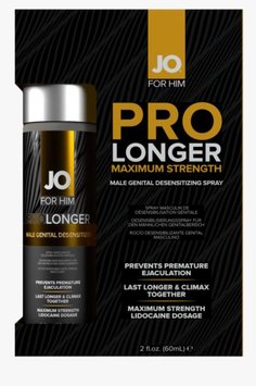 Пролонгуючий спрей System JO Prolonger Spray with Lidocaine (60 мл) SO4098 SafeYourLove