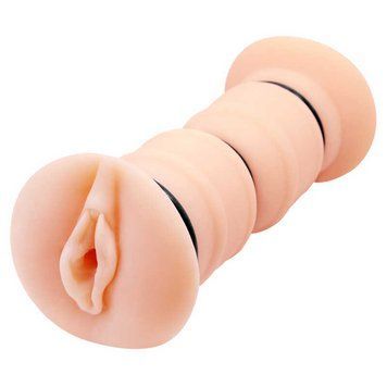 Crazy Bull Emma double-sided vagina masturbator, with vibration, 19 cm